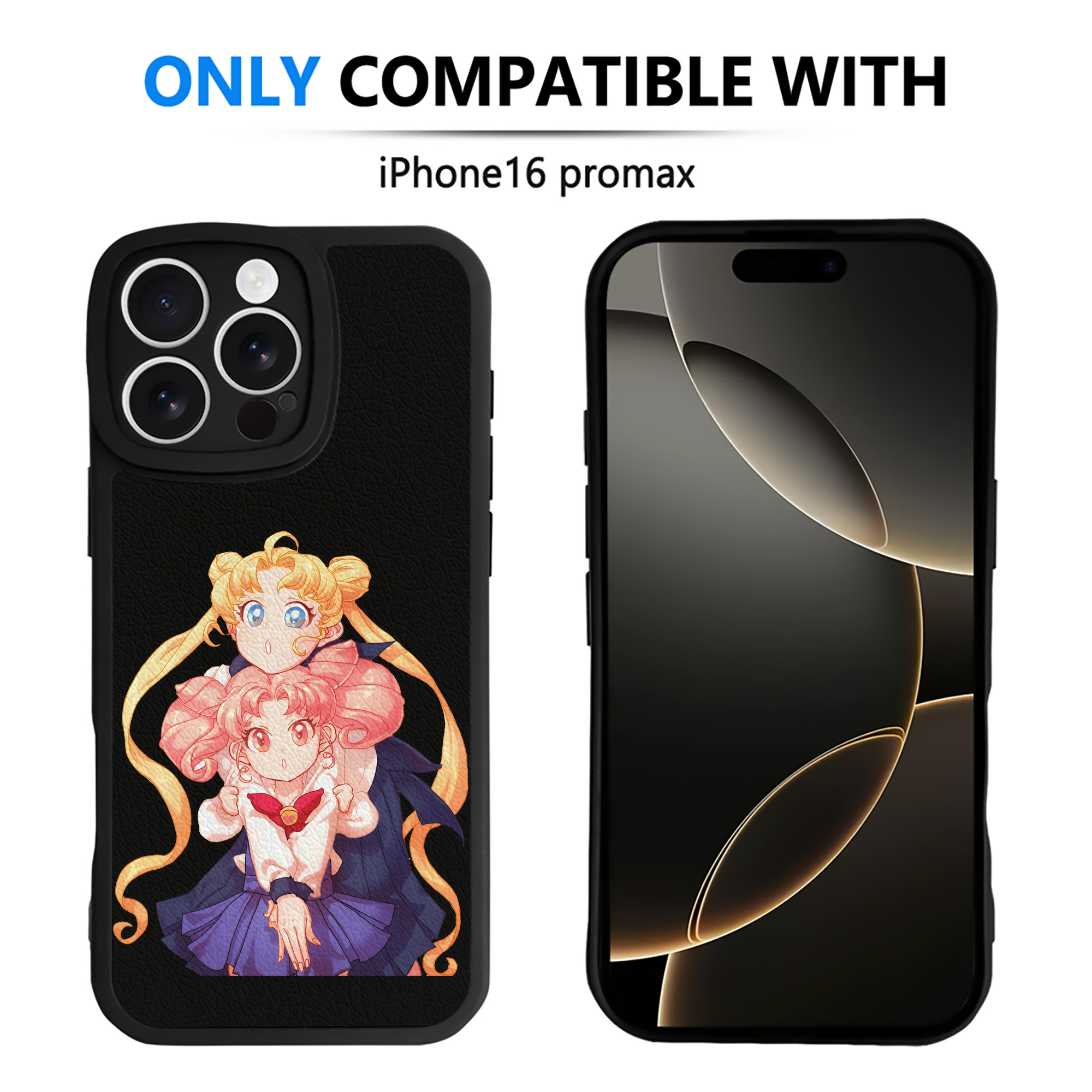 （画像用） 美少女戦士セーラームーン 愛野 美奈子 あいの みなこ Sailor Moon Aino Minako 【iPhone 16シリーズ対応】シリコンスマホケース（レザー調） 材質：シリコン